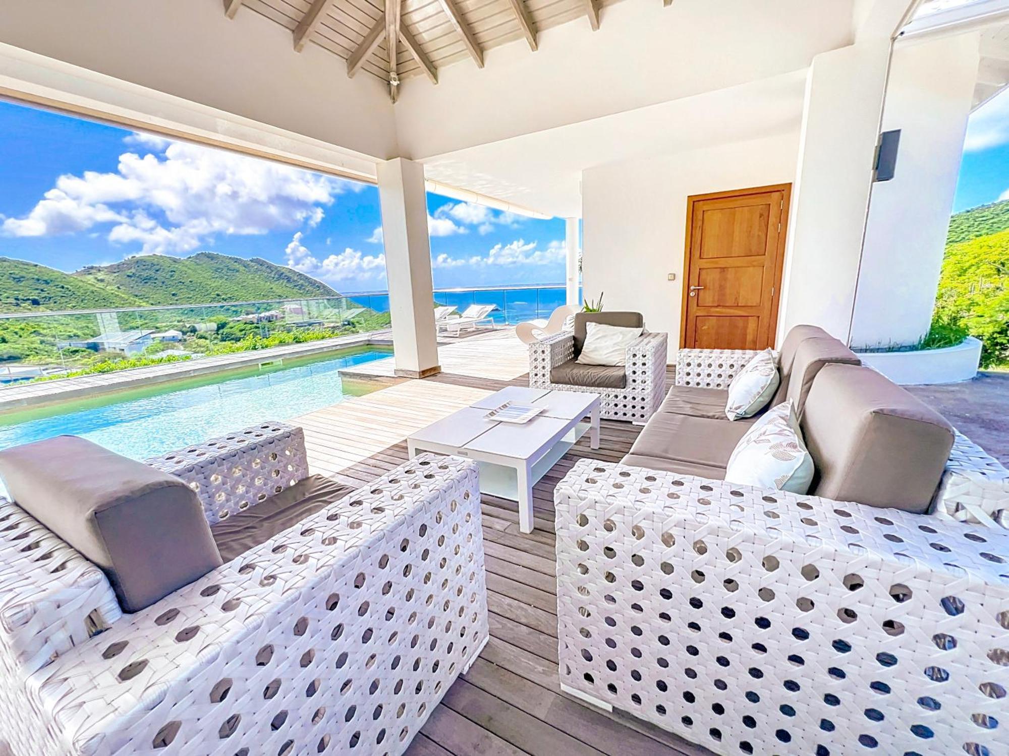 Villa Louna Panoramic View Private Pool 3 Bedrooms Anse Marcel Экстерьер фото